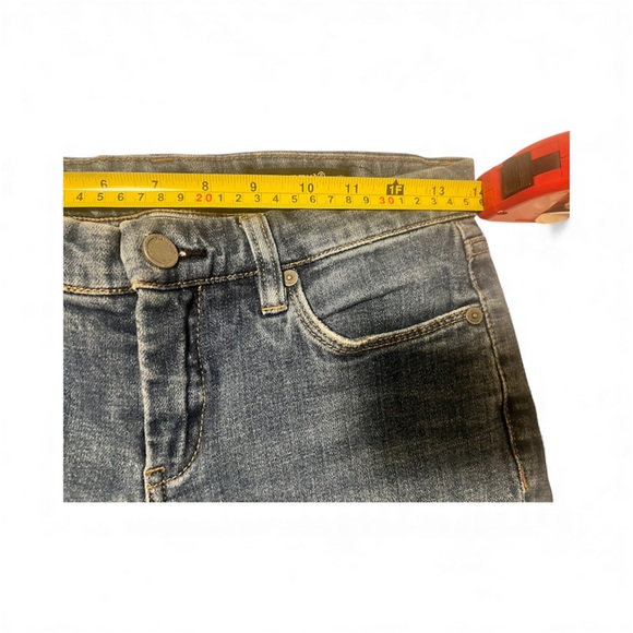 Blank NYC Crop Girlfriend Women's Blue Jeans - Picture 4 of 7